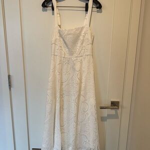 Tularosa Cream Lace Dress